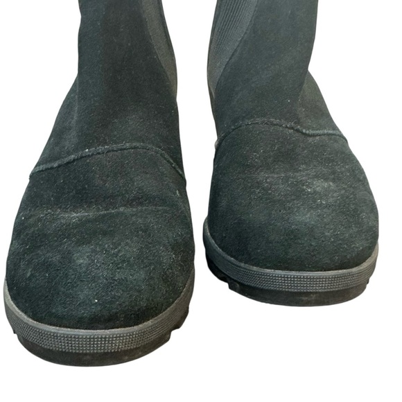 Sorel Joan Rhapsody Chelsea Wedge Boot Suede Size 9 EUC - Picture 4 of 11
